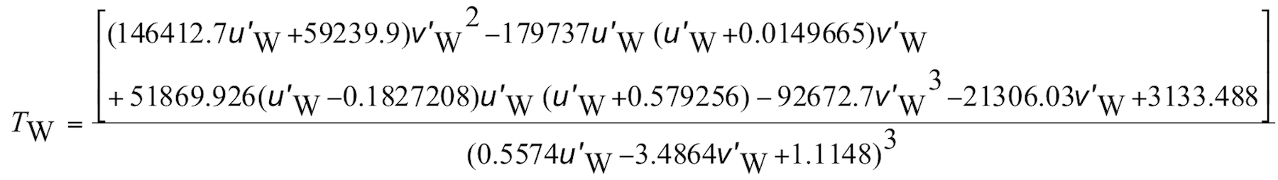 CCT (Tw) Equation 1, enlarged